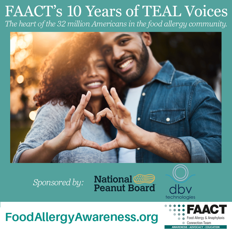 FAACT's 10 Year of TEAL Voices: Friends and Dating Education Graphic